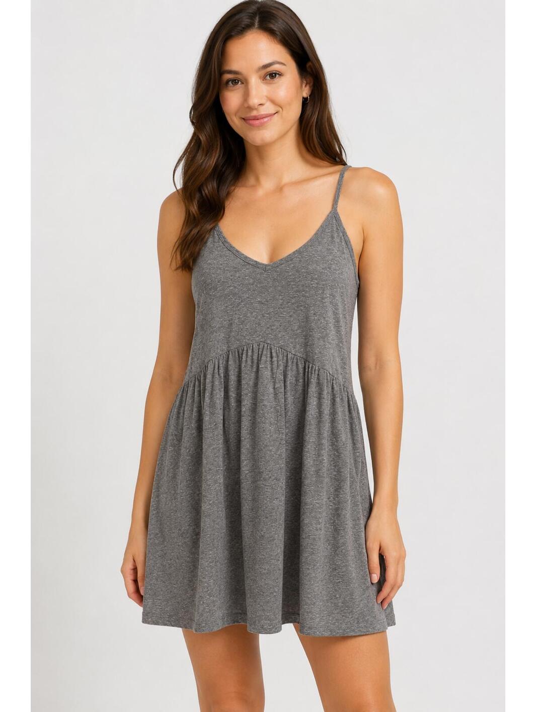 Nwt Z Supply Kona Triblend Dress Heathered Gray Size Medium